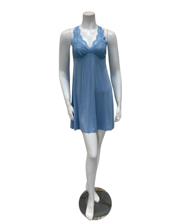 Fleur't 630 Bluebell Lace T-Back Short Modal Chemise Myselflingerie.com